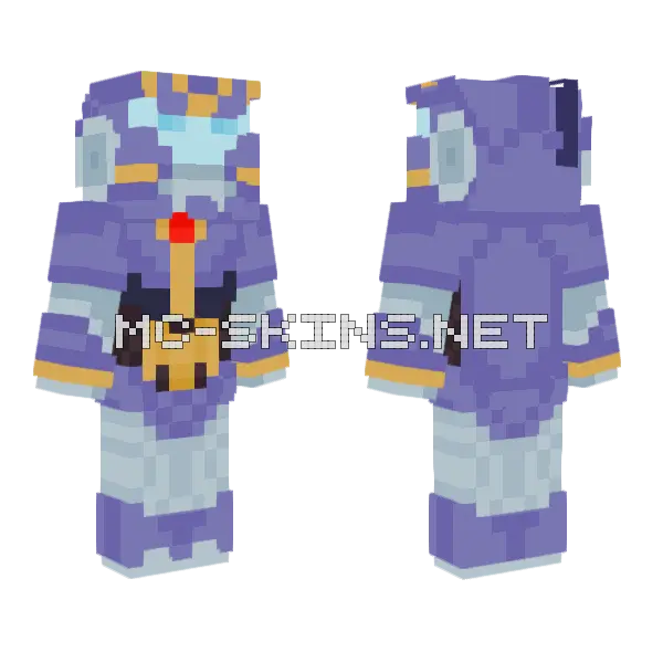 Transformers IDW Nautica Minecraft skin, front and back