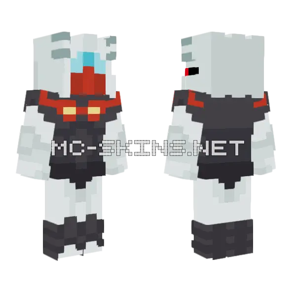 Transformers IDW Rewind Minecraft skin, front and back