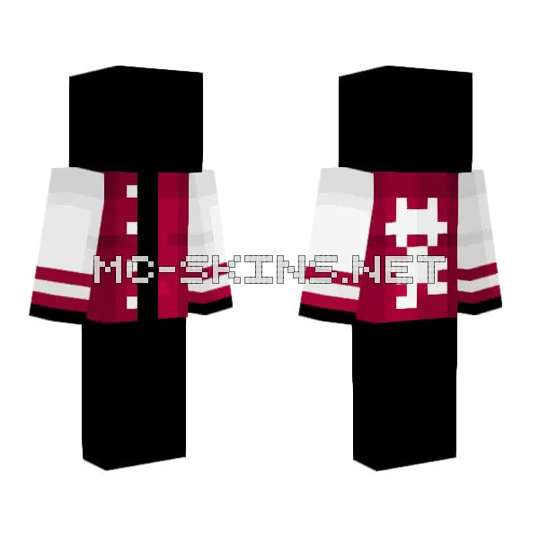Trap Skin Minecraft skin, front and back