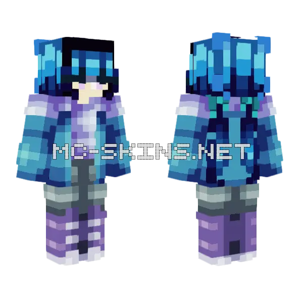Trapped In The Fate Of The Stars Minecraft skin, front and back