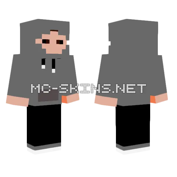 Trashfabs 5 Minecraft skin, front and back