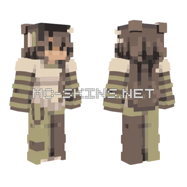 Tree Frog Minecraft skin, front and back