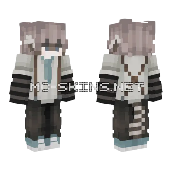 Tremorsvault V2 Minecraft skin, front and back