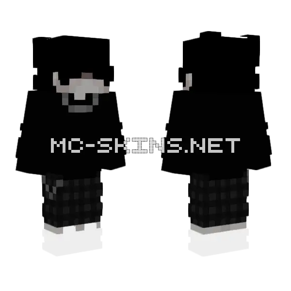 Trial Boy Minecraft skin, front and back