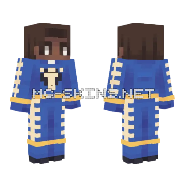 Tricera 2 Minecraft skin, front and back