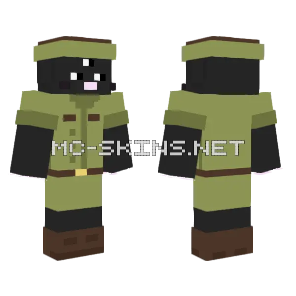 Trilo OC Minecraft skin, front and back