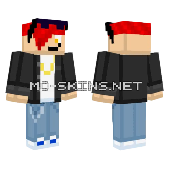 Trip Be Dripped Minecraft skin, front and back