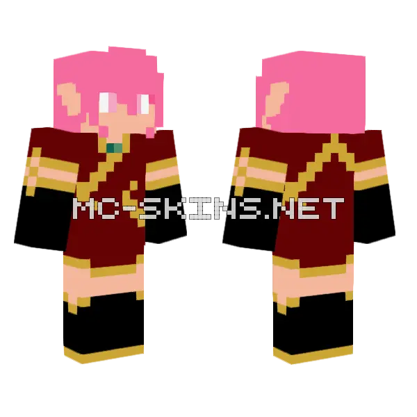 Trixie Bubblegum Minecraft skin, front and back