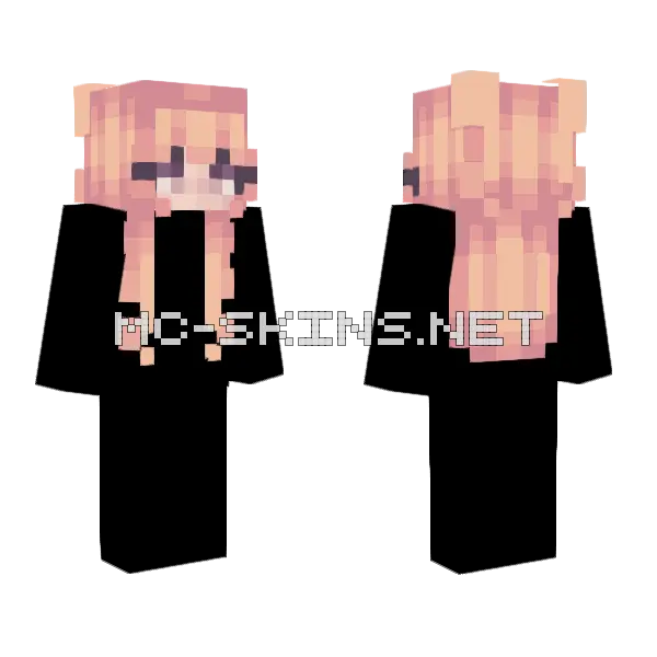 Tropical HB Minecraft skin, front and back