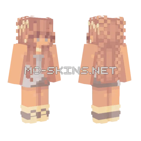Tropical Latte Minecraft skin, front and back