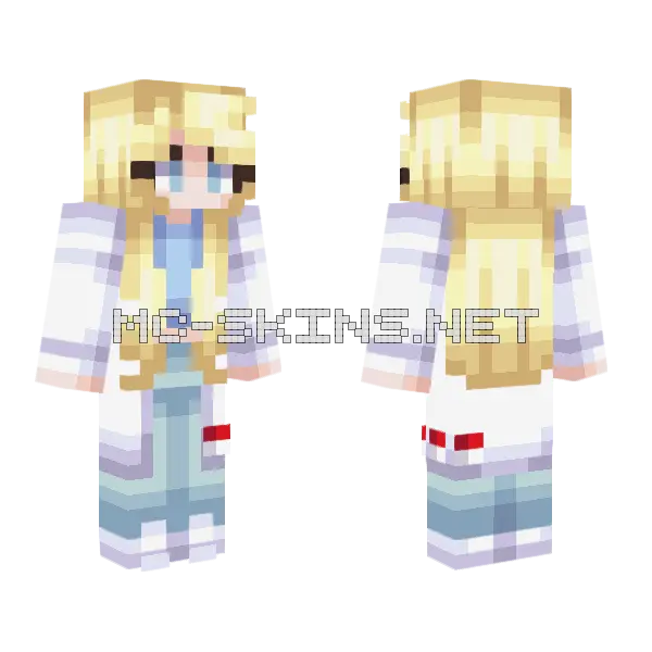 Troubella Pokemon Minecraft skin, front and back