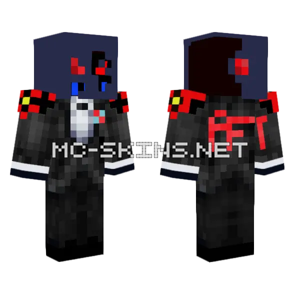 True Aft Clan Member Minecraft skin, front and back