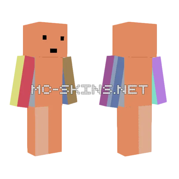 Truekonceptual Minecraft skin, front and back