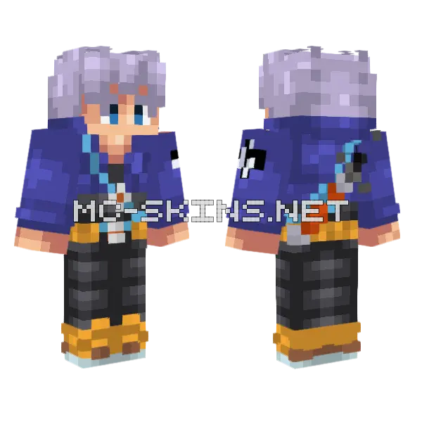 Trunks Minecraft skin, front and back