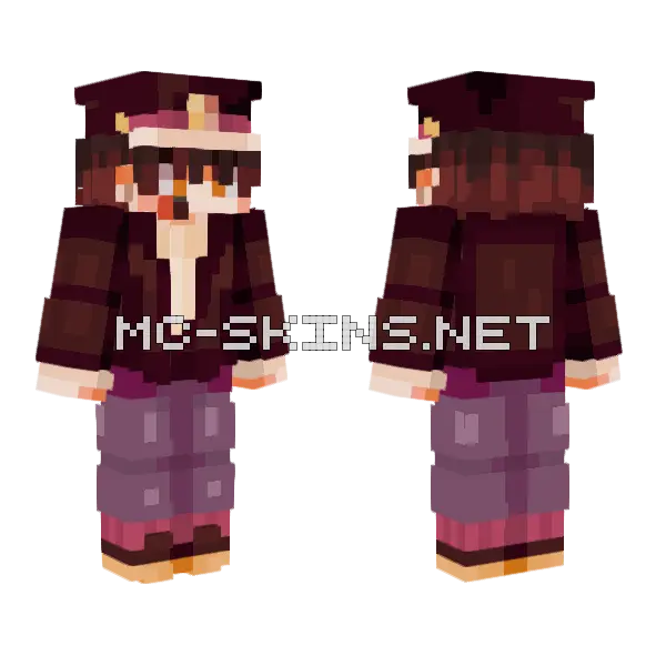 Tsukasa Yugi Minecraft skin, front and back