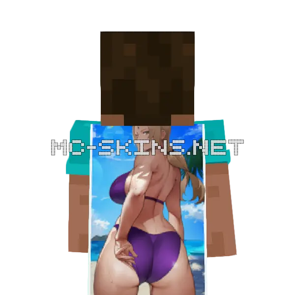 Tsunade Bikini cape, outside and lining