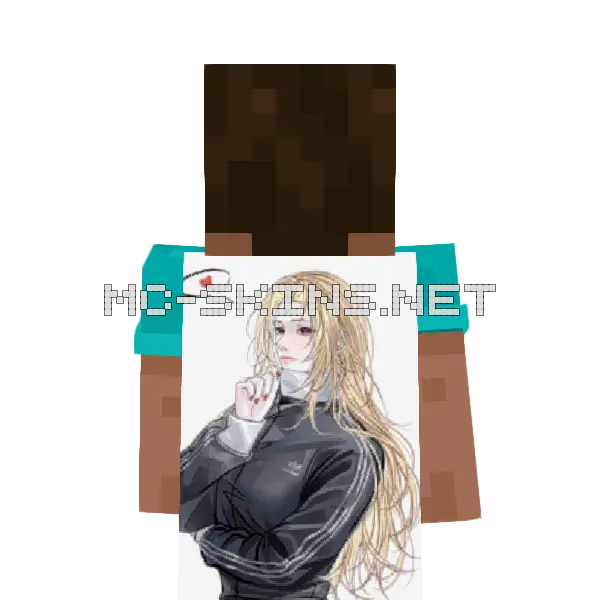 Tsunade Gym Uniform cape, outside and lining