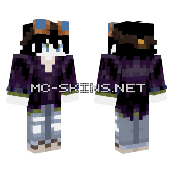 Tubbo As Spamton Minecraft skin, front and back