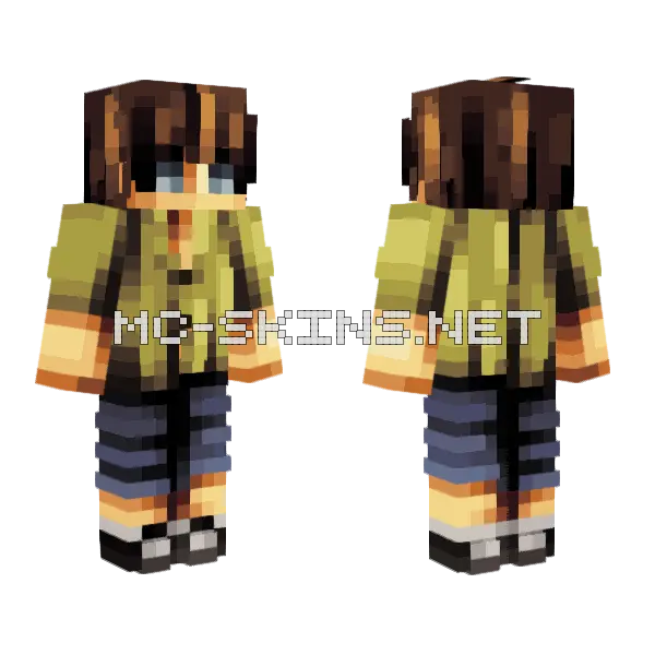 Tubbo Dream SMP Skins Remake Minecraft skin, front and back