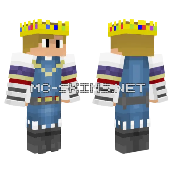 Tubbo Skin Minecraft skin, front and back