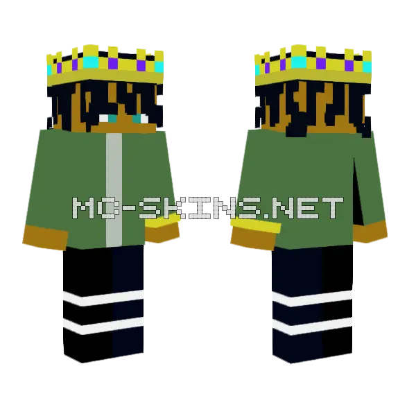 Tuff Skin Minecraft skin, front and back