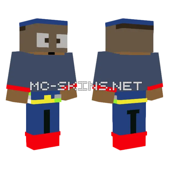 Tumblewear Minecraft skin, front and back