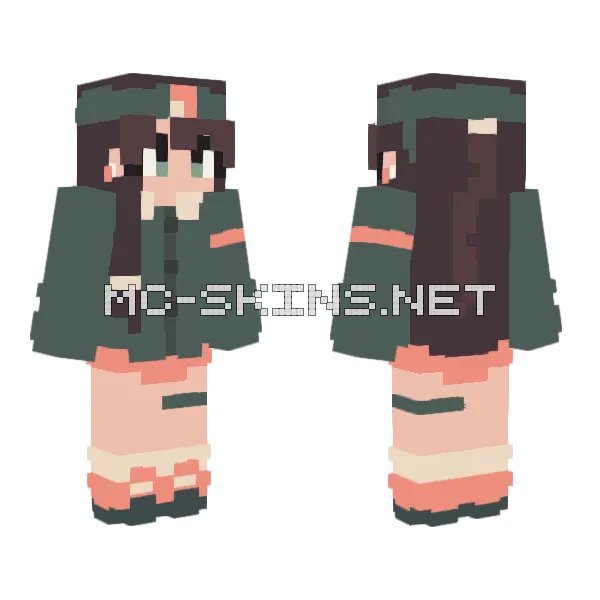 Tuna Roll Ste Minecraft skin, front and back
