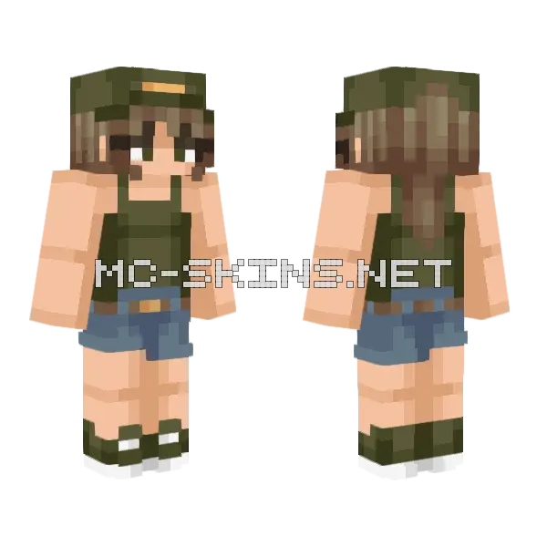 Turn The Love Back On Minecraft skin, front and back