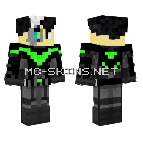 Turo Enkai Minecraft skin, front and back