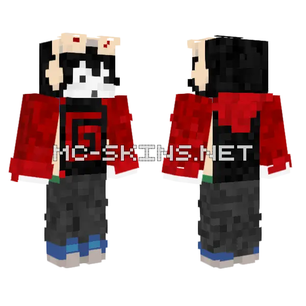 Tutubaralhos Skin Minecraft skin, front and back