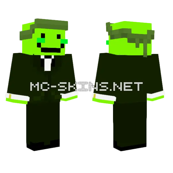 Tux Jayce Minecraft skin, front and back