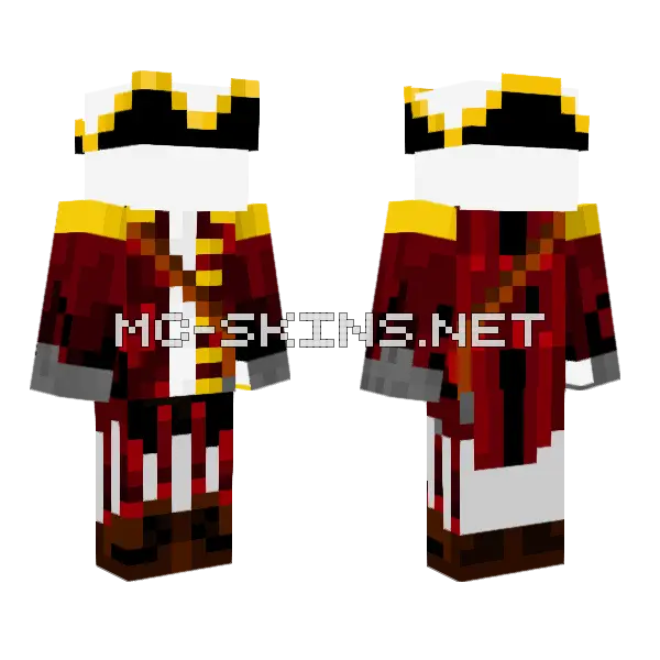 TVTT 1 Minecraft skin, front and back