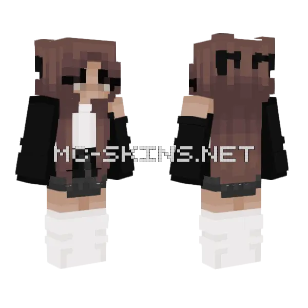Twey Minecraft skin, front and back