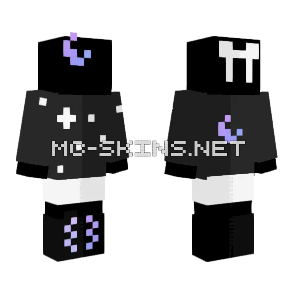 Twilight Stars Ob Minecraft skin, front and back