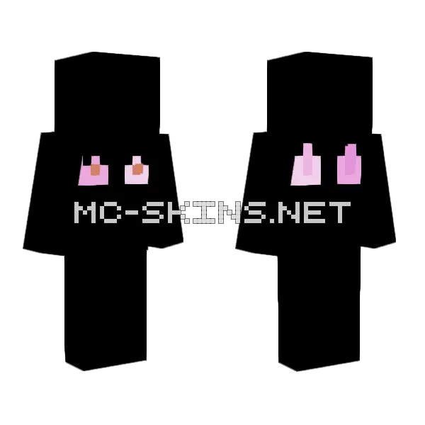 Two Little Birds Minecraft skin, front and back