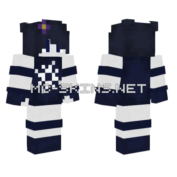 Two Time Minecraft skin, front and back