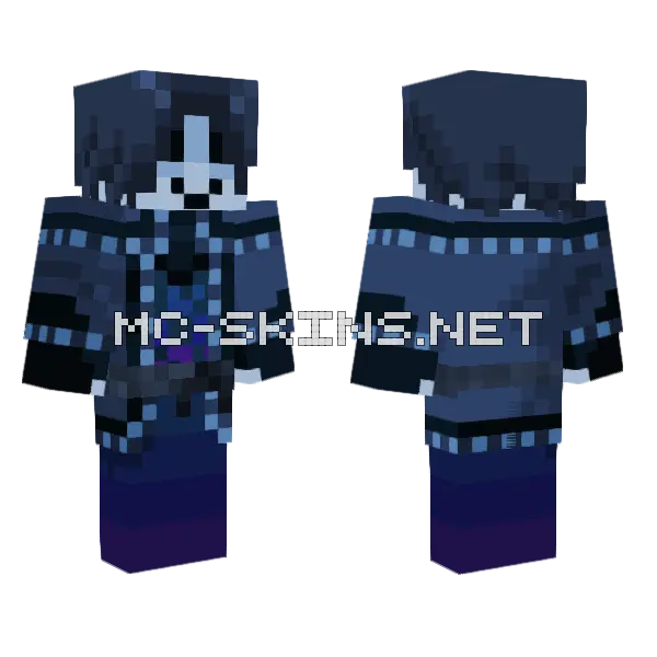 Two Time Outfit Minecraft skin, front and back