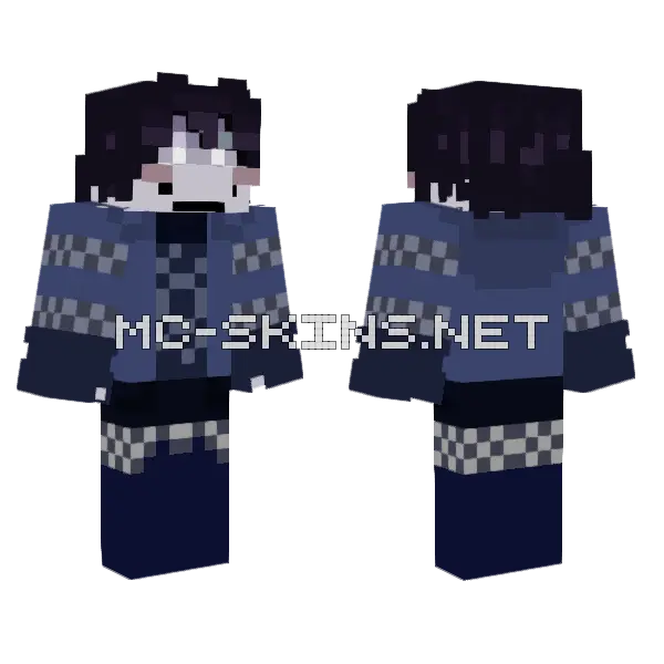 Twotime Forsaken Minecraft skin, front and back