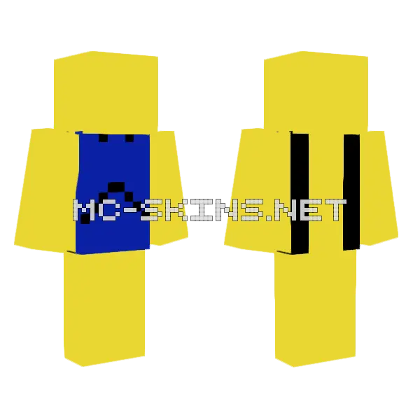 Tyler Minecraft skin, front and back