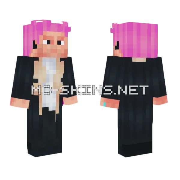 Tyler Joseph Shy Away Livestream Minecraft skin, front and back