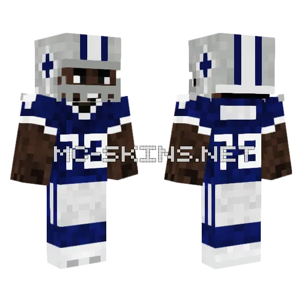 Tyler Smith MFL Jersey Minecraft skin, front and back