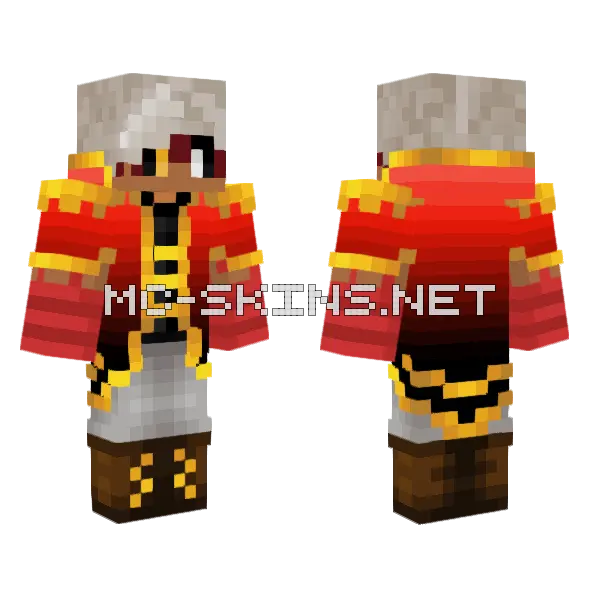 Tyranny Minecraft skin, front and back