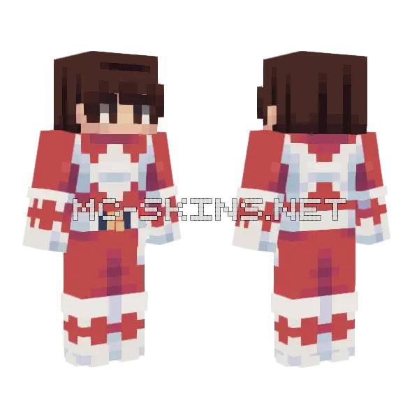 Tyranosaurus 1 Minecraft skin, front and back