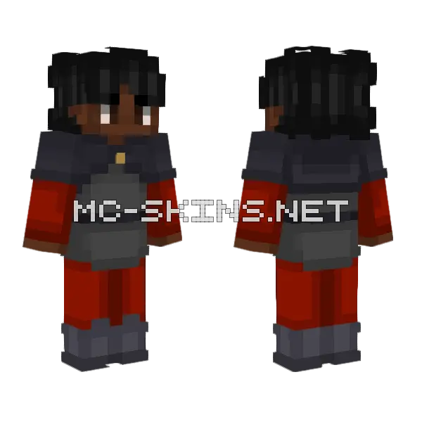 Tyson Minecraft skin, front and back