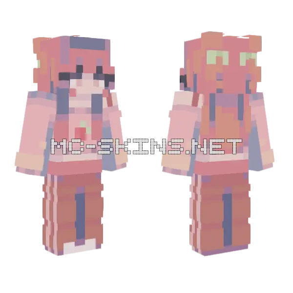 U Rce Minecraft skin, front and back