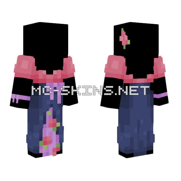 Ual Dress Base Request Minecraft skin, front and back
