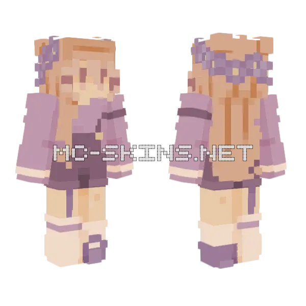 Ube Rce Minecraft skin, front and back
