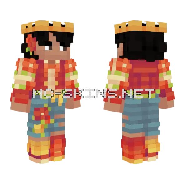 Ubhi Team Win Tgn Championship Minecraft skin, front and back