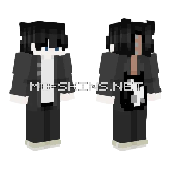 Uenoyama Edit 3 Minecraft skin, front and back