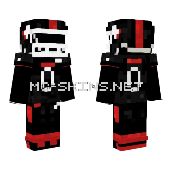 Ugf Pandas Minecraft skin, front and back